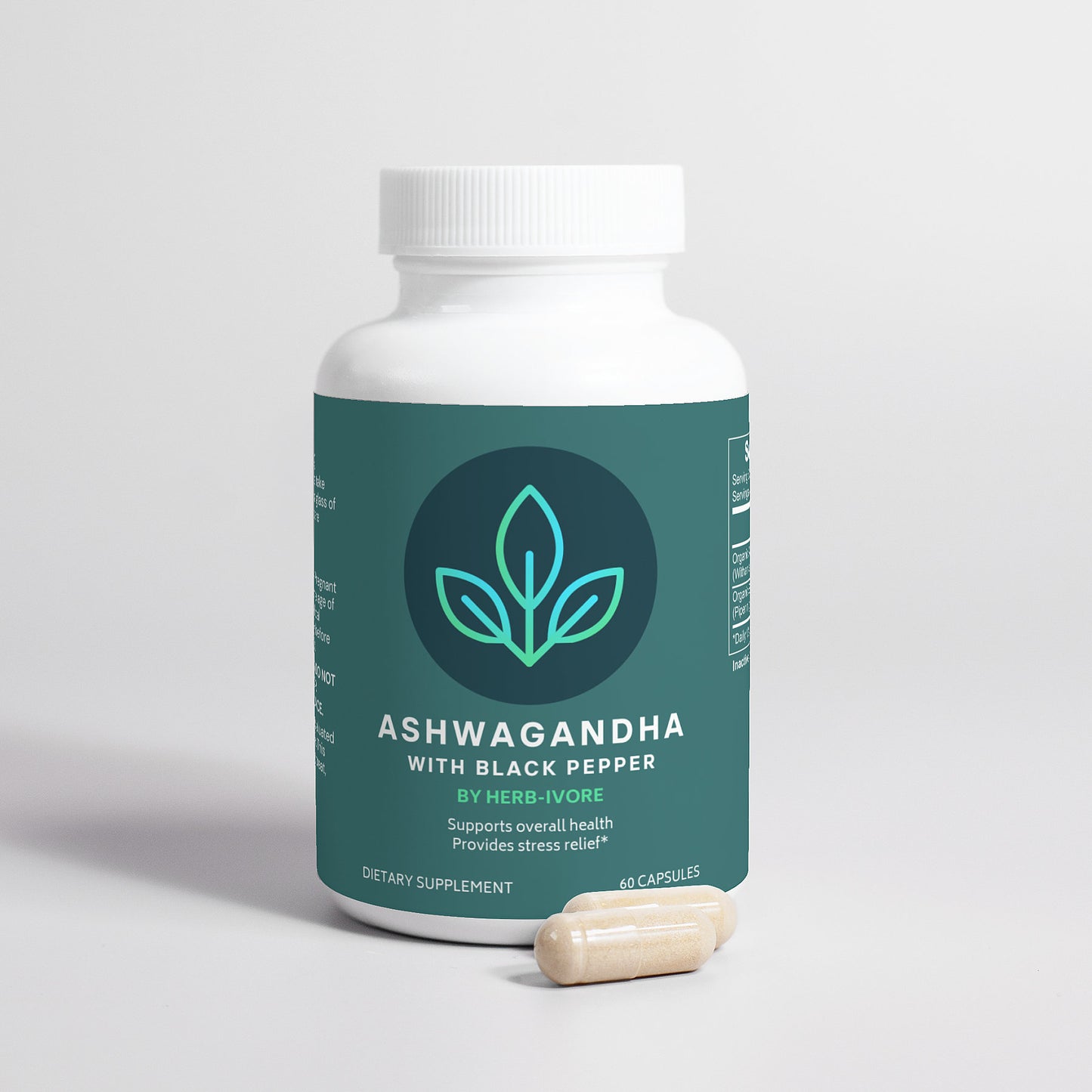 Ashwagandha Capsules (with Black Pepper)